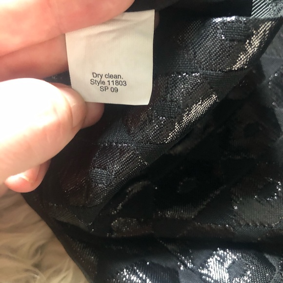 J. Crew Black Metallic Jacquard Miniskirt - Picture 8 of 9